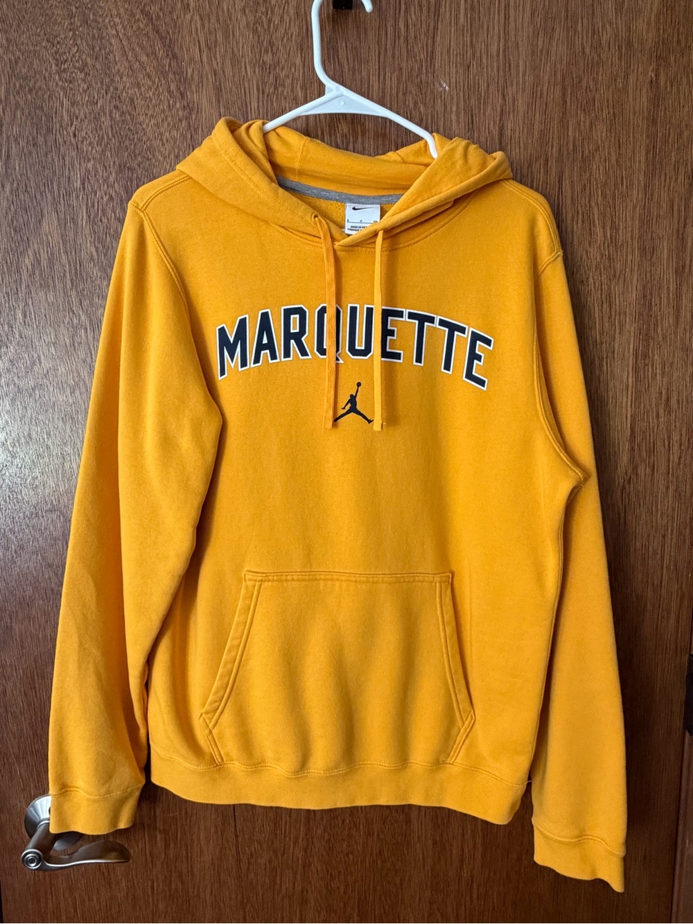 Marquette Gold Hoodie Small